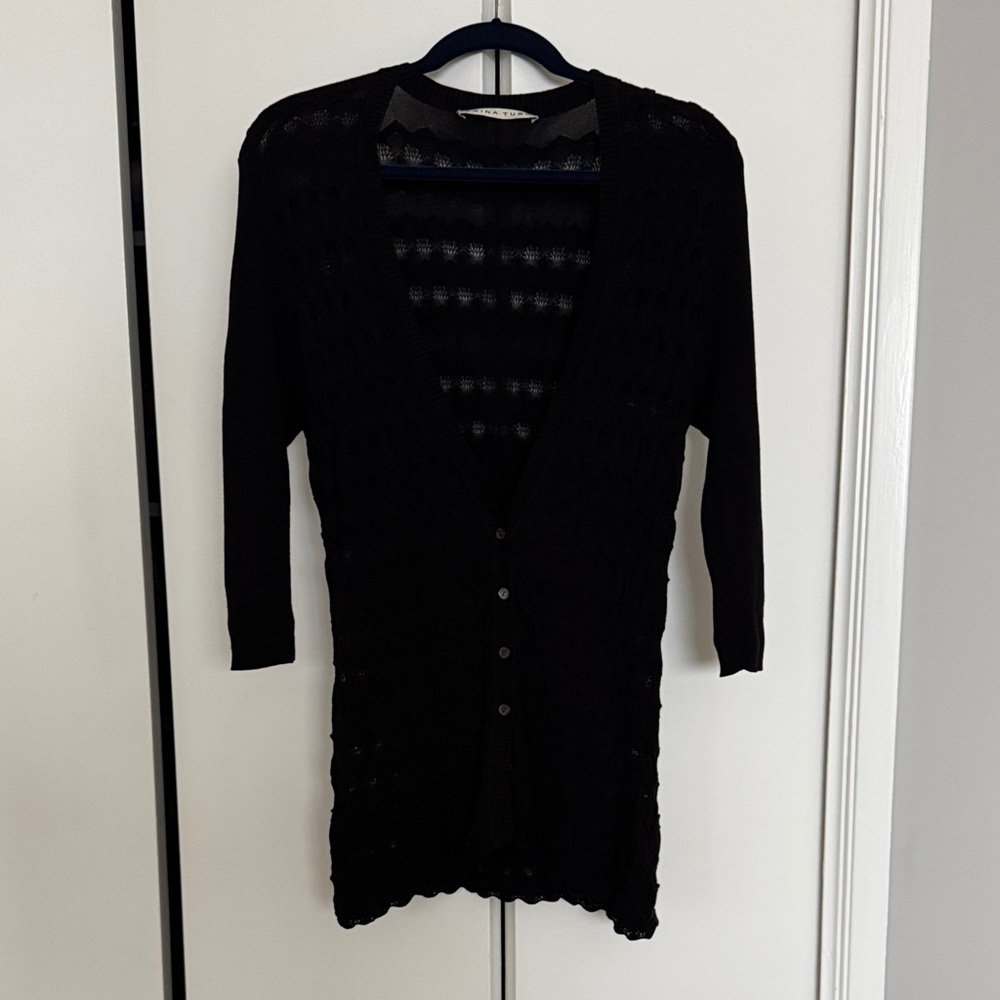 Trina Turk textured cardigan - EUC - size large